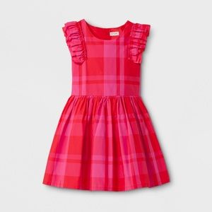 Super cute! Pink/Red dress! Size 7/8